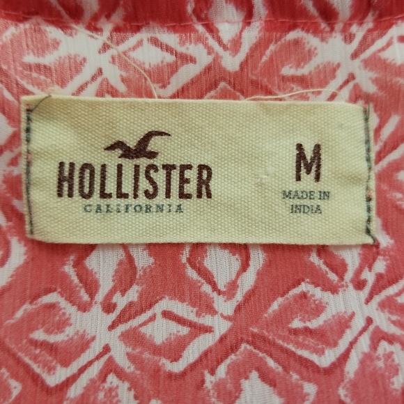 HOLLISTER SHEER BOHO TOP  SIZE SM - Picture 3 of 5